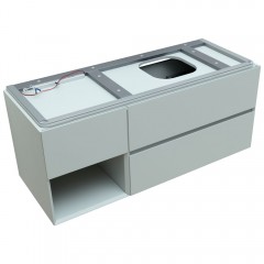 Тумба под столешницу Allen Brau Infinity 120 R 1.21007.PWM papyrus white matt