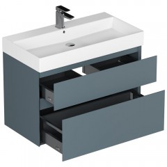 Тумба под раковину Allen Brau Infinity 85 1.210026.BGM blue grey matt