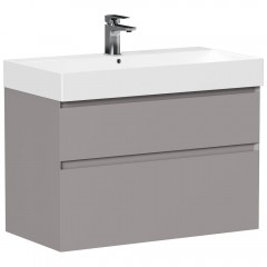 Тумба под раковину Allen Brau Infinity 85 1.210026.PGM platinum grey matt