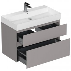 Тумба под раковину Allen Brau Infinity 85 1.210026.PGM platinum grey matt