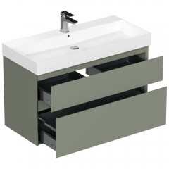 Тумба под раковину Allen Brau Infinity 100 1.210027.CGM cement grey matt