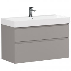 Тумба под раковину Allen Brau Infinity 100 1.210027.PGM platinum grey matt