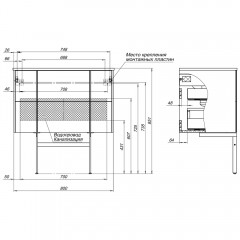 Тумба под раковину Allen Brau Reality 80 1.32005.NO natural oak