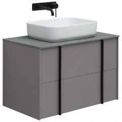 Тумба под раковину Allen Brau Reality 80 1.32005.PGM platinum grey matt