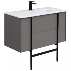 Тумба под раковину Allen Brau Reality 90 1.32006.PGM platinum grey matt