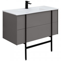Тумба под раковину Allen Brau Reality 100 1.32007.PGM platinum grey matt