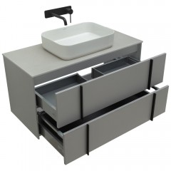 Тумба под раковину Allen Brau Reality 100 1.32007.PGM platinum grey matt