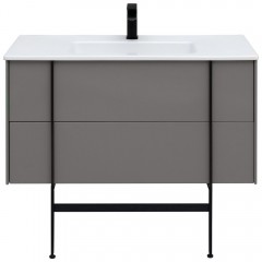 Тумба под раковину Allen Brau Reality 100 1.32007.PGM platinum grey matt
