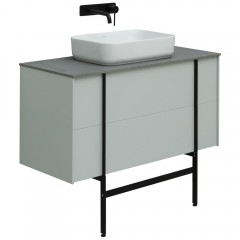 Тумба под раковину Allen Brau Reality 100 1.32007.PWM papyrus white matt