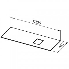 Столешница Allen Brau Infinity 120 R 1.21014.M marble