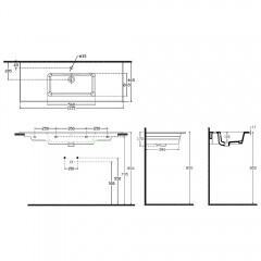 Раковина Allen Brau Fantasy Flat 122 4.11028.20
