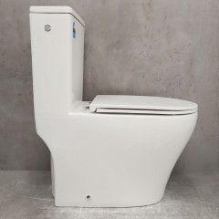 Унитаз Bloomix S-Class 3.0 2379TVV/UF1 моноблок безободковый торнадо вертикальный выпуск