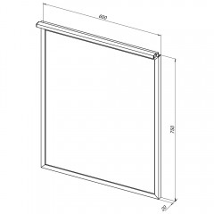 Зеркало Allen Brau Priority 60x75 1.31013.60