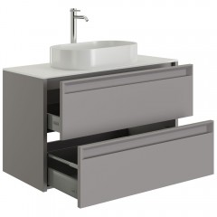 Тумба под раковину Allen Brau Fantasy 100 1.11003.PGM platinum grey matt