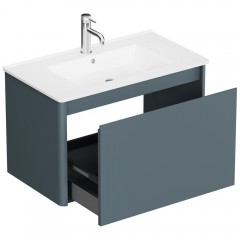 Тумба под раковину Allen Brau Gravity 80 1.370013.BGM blue grey matt