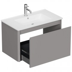 Тумба под раковину Allen Brau Gravity 80 1.370013.PGM platinum grey matt