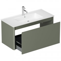 Тумба под раковину Allen Brau Gravity 100 1.370014.CGM cement grey matt