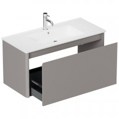 Тумба под раковину Allen Brau Gravity 100 1.370014.PGM platinum grey matt