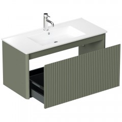 Тумба под раковину Allen Brau Gravity 100 1.370018.CGM cement grey matt
