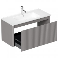 Тумба под раковину Allen Brau Gravity 100 1.370018.PGM platinum grey matt