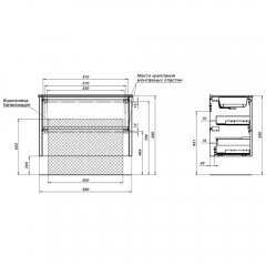 Тумба под раковину Allen Brau Gravity 100 1.370010.AM anthracite matt