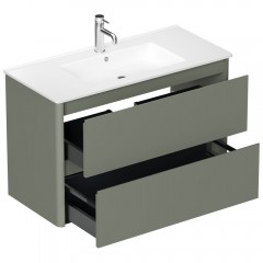 Тумба под раковину Allen Brau Gravity 100 1.370010.CGM cement grey matt