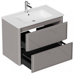 Тумба под раковину Allen Brau Paris 80 1.360001.PGM platinum grey matt