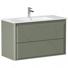 Тумба под раковину Allen Brau Paris 100 1.360002.CGM cement grey matt