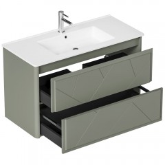 Тумба под раковину Allen Brau Paris 100 1.360002.CGM cement grey matt