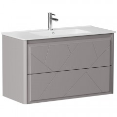 Тумба под раковину Allen Brau Paris 100 1.360002.PGM platinum grey matt