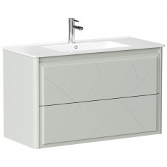 Тумба под раковину Allen Brau Paris 100 1.360002.PWM papyrus white matt