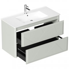 Тумба под раковину Allen Brau Paris 100 1.360002.PWM papyrus white matt
