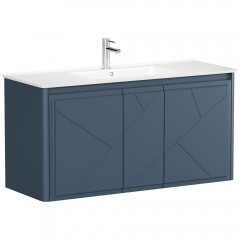 Тумба под раковину Allen Brau Paris 120 1.360004.BGM blue grey matt