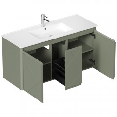 Тумба под раковину Allen Brau Paris 120 1.360004.CGM cement grey matt
