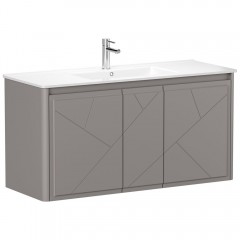 Тумба под раковину Allen Brau Paris 120 1.360004.PGM platinum grey matt