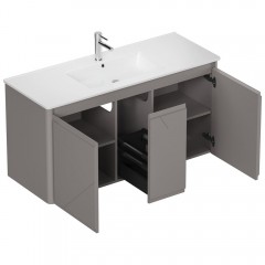 Тумба под раковину Allen Brau Paris 120 1.360004.PGM platinum grey matt