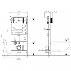 Инсталляция для подвесного унитаза Allen Brau Pneumatic Pro 9.11101.20