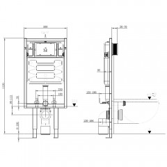 Инсталляция для подвесного унитаза Allen Brau Pneumatic Pro 9.11103.20