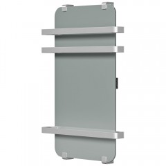 Полотенцесушитель электрический Allen Brau Infinity 80x44 зеркало серебро