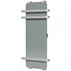Полотенцесушитель электрический Allen Brau Infinity 100x44 зеркало серебро
