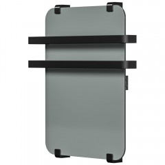 Полотенцесушитель электрический Allen Brau Infinity 60x44 зеркало чёрный