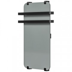 Полотенцесушитель электрический Allen Brau Infinity 80x44 зеркало чёрный