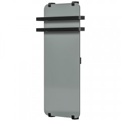 Полотенцесушитель электрический Allen Brau Infinity 100x44 зеркало чёрный
