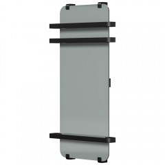 Полотенцесушитель электрический Allen Brau Infinity 100x44 зеркало чёрный