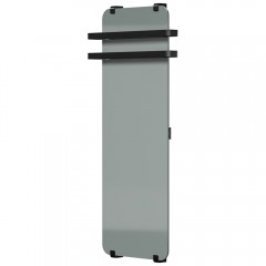 Полотенцесушитель электрический Allen Brau Infinity 120x44 зеркало чёрный