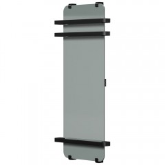 Полотенцесушитель электрический Allen Brau Infinity 120x44 зеркало чёрный