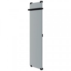 Полотенцесушитель электрический Allen Brau Infinity 160x44 зеркало чёрный