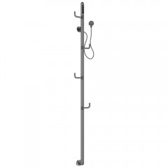 Полотенцесушитель электрический Allen Brau Liberty L 166x18 7.33001-BN