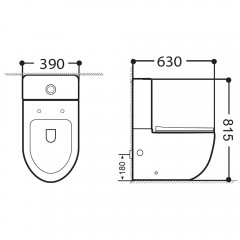Унитаз Aquanet Cetus 2.0 Rimless безободковый