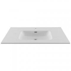 Раковина мебельная Aquanet Flat 100 белый матовый